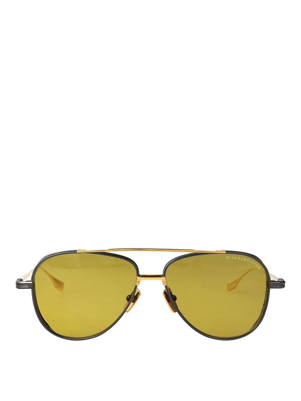 Dita Lunettes De Soleil - Jaune