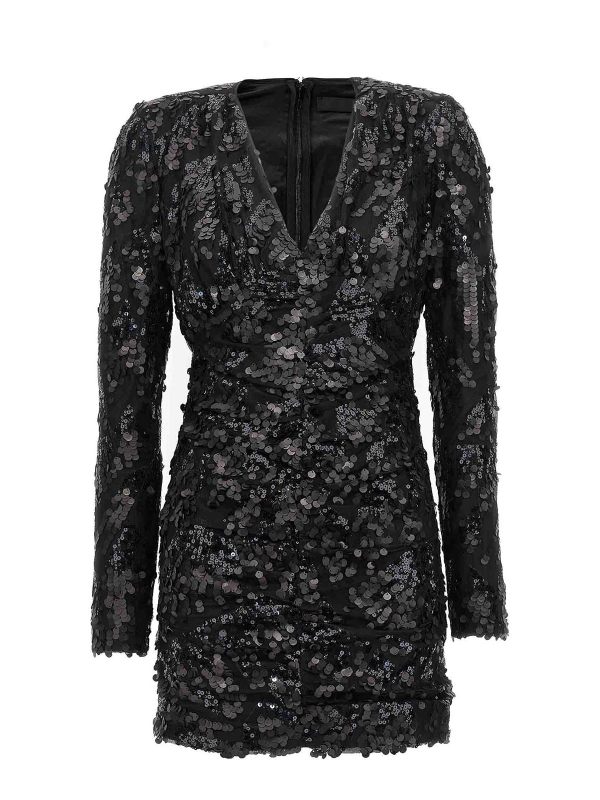 Rotate Birger Christensen Robe Courte - Noir