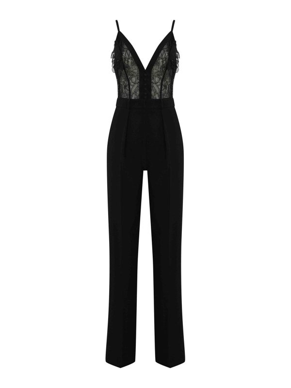 Elisabetta Franchi Combinaison - Noir