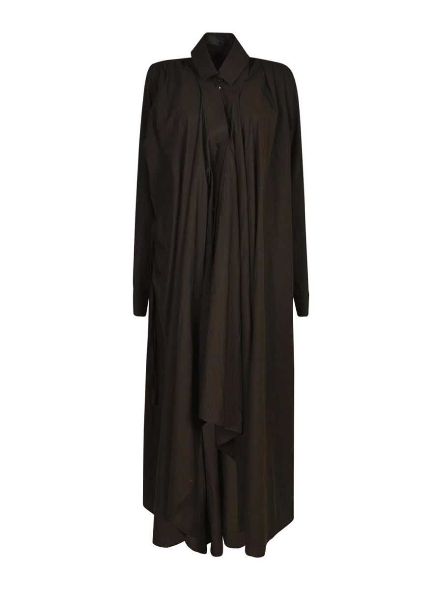 Marc Le Bihan Robe Au Genou - Noir