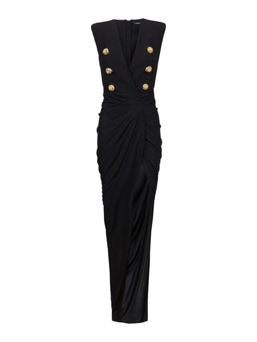 Balmain Robe De Soirée - Noir