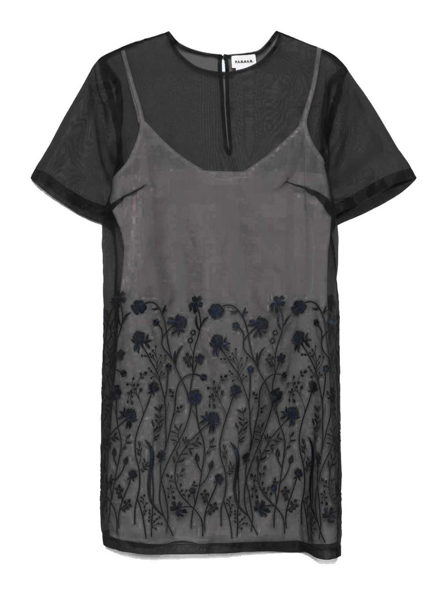 P. A.R. O.S. H. Robe Au Genou - Noir