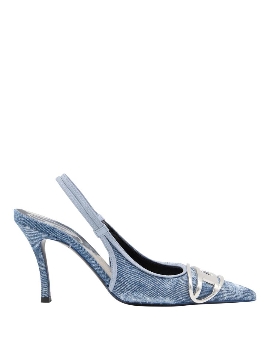 Diesel Chaussures À Talon - Foncé Délavé