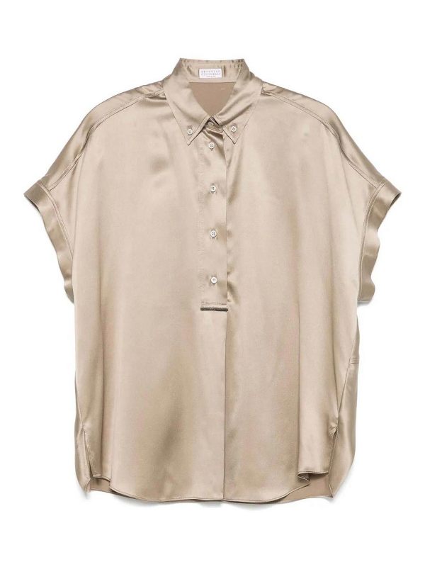 Brunello Cucinelli Chemise - Vert