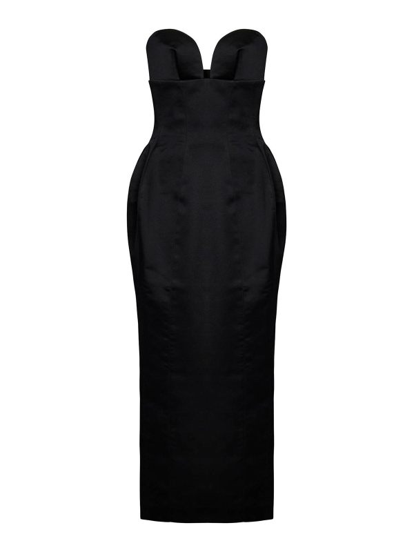 Mônot Robe Au Genou - Noir