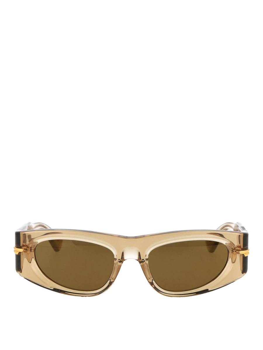 Bottega Veneta Lunettes De Soleil - Marron