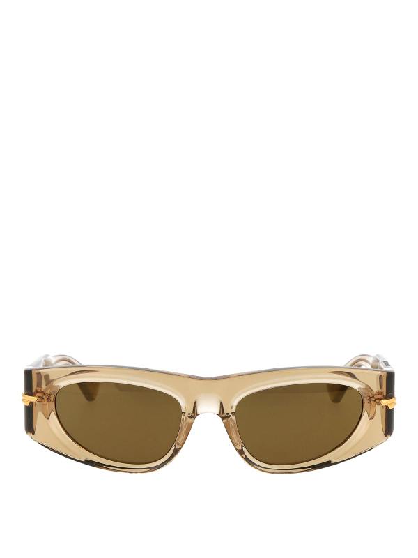 Bottega Veneta Lunettes De Soleil - Marron