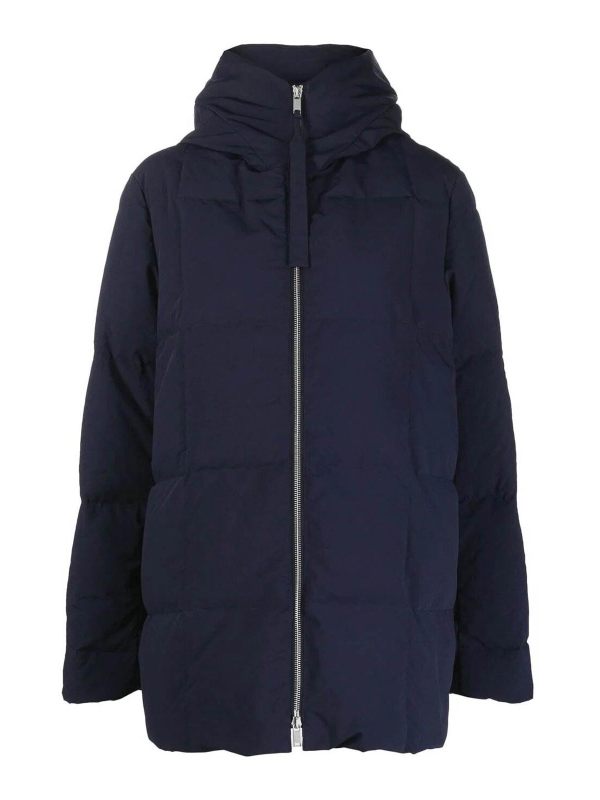 Jil Sander Manteau Rembourré - Bleu