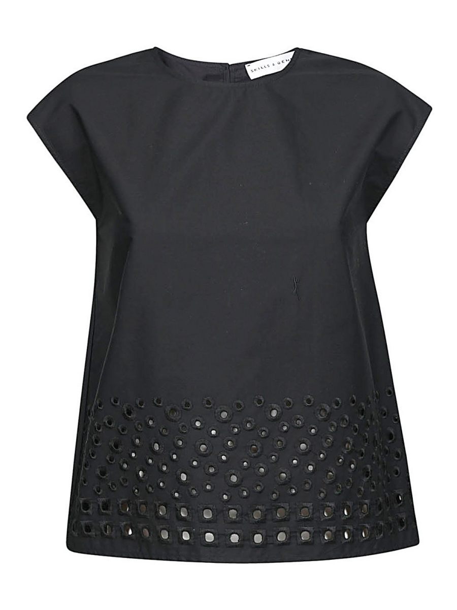 Skill & Genes Top - Noir