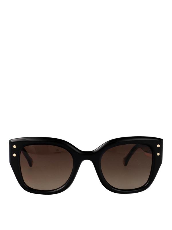 Carolina Herrera Lunettes De Soleil - Noir