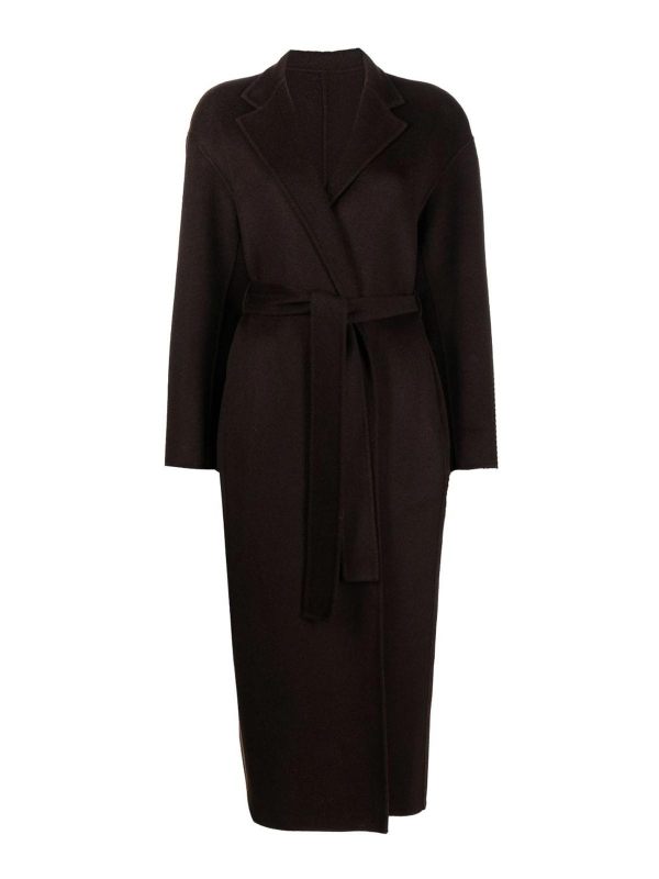 Filippa K Manteau Court - Marron Foncé