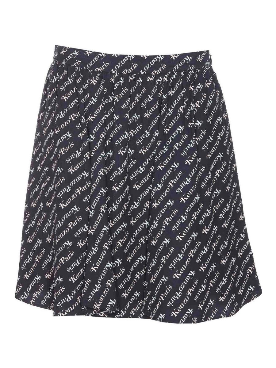 Kenzo Mini Jupe - Bleu
