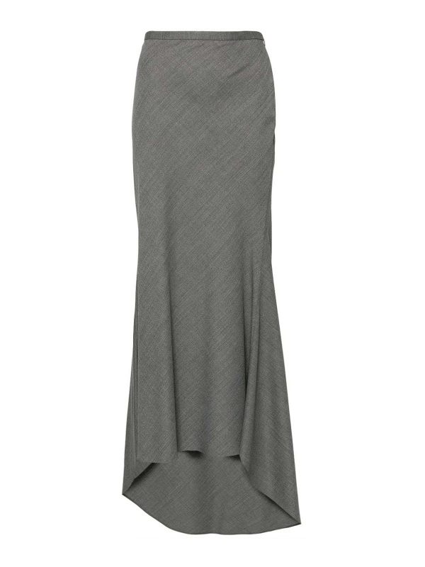 Philosophy di Lorenzo Serafini Jupe Midi - Gris