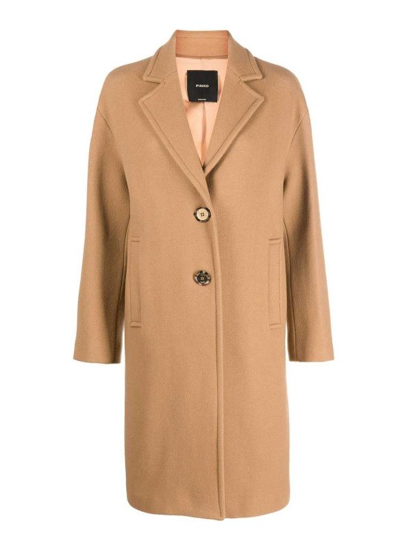 Pinko Manteau Court - Camel