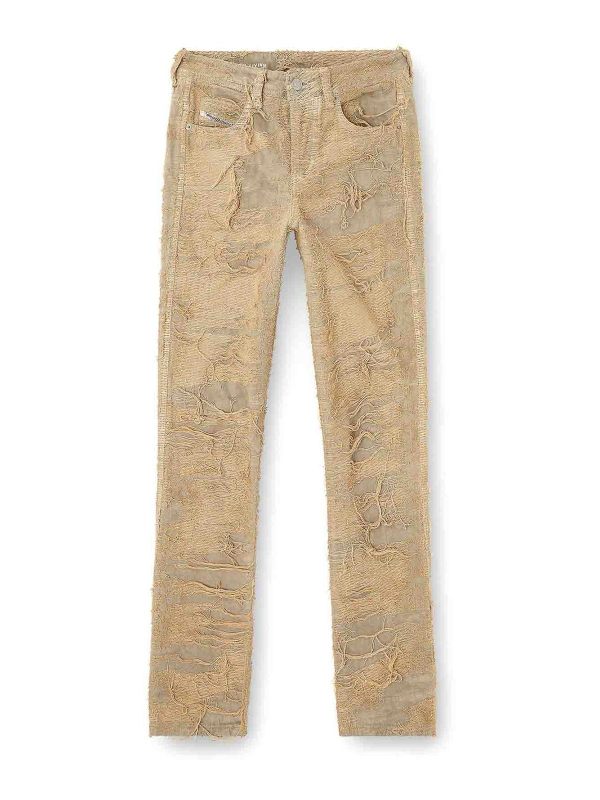 Diesel Pantalons Décontractés - Beige