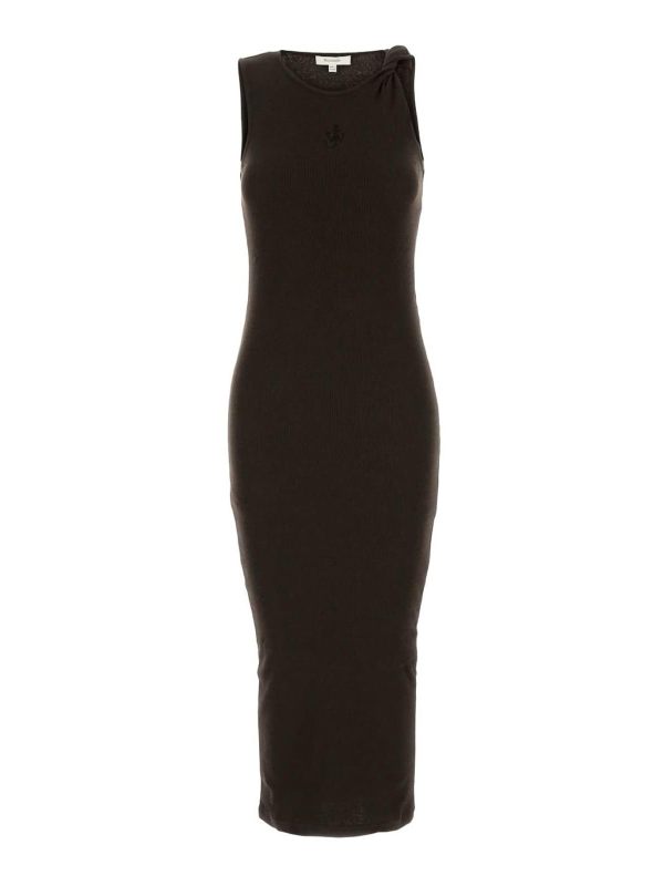 J. W. Anderson Robe Au Genou - Marron