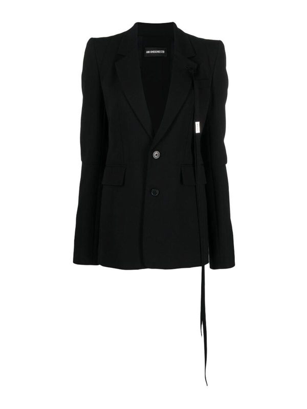 Ann Demeulemeester Blazer - Noir