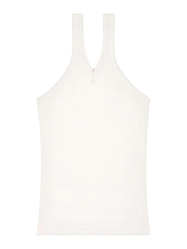 Courreges Top - Blanc