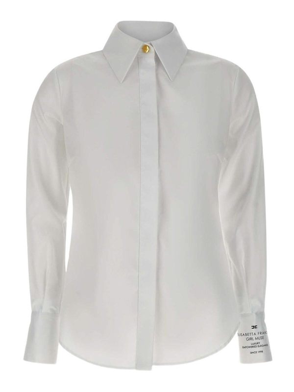 Elisabetta Franchi Chemise - Blanc