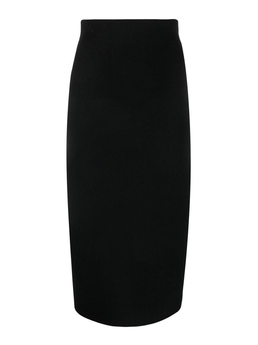 Victoria Beckham Jupe Midi - Noir