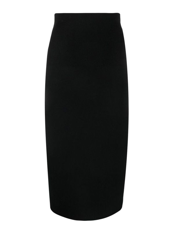 Victoria Beckham Jupe Midi - Noir