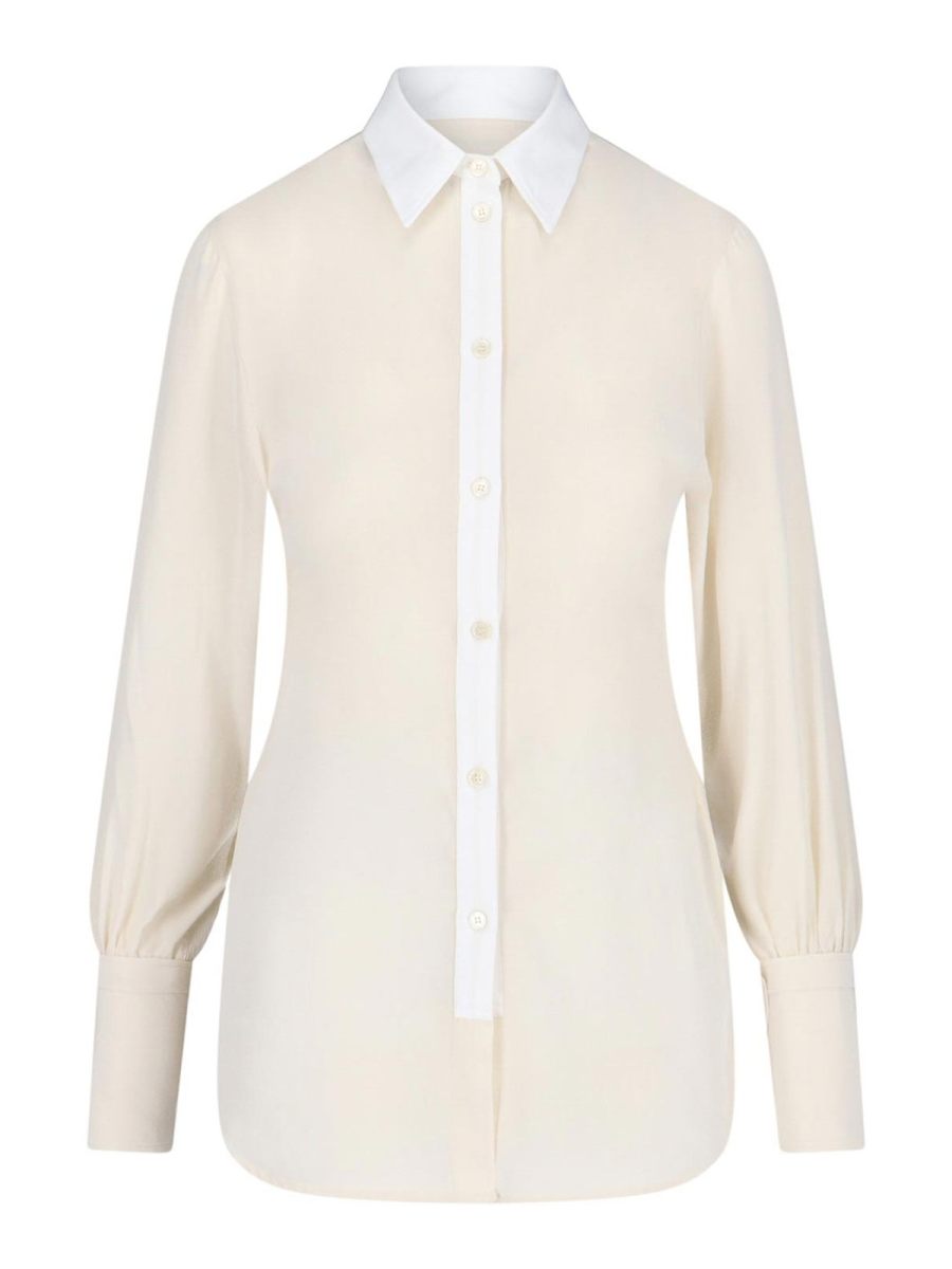 Victoria Beckham Chemise - Blanc