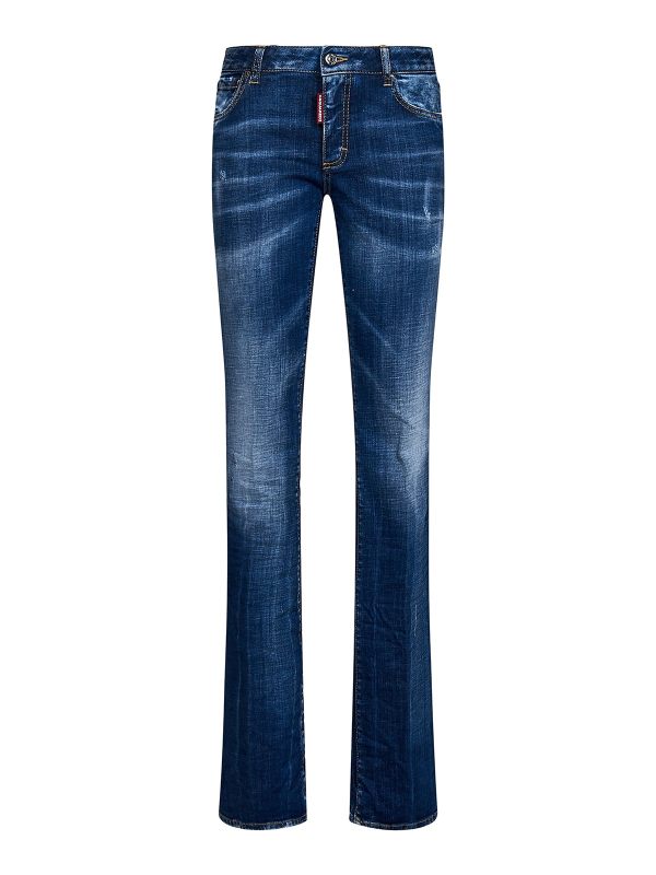 Dsquared2 Jean Droit - Bleu
