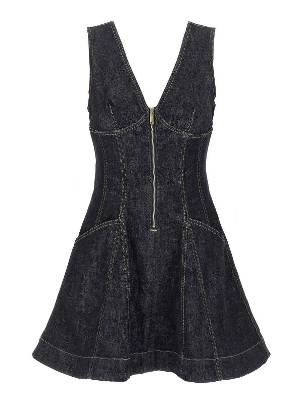 Self Portrait Robe Courte - Bleu
