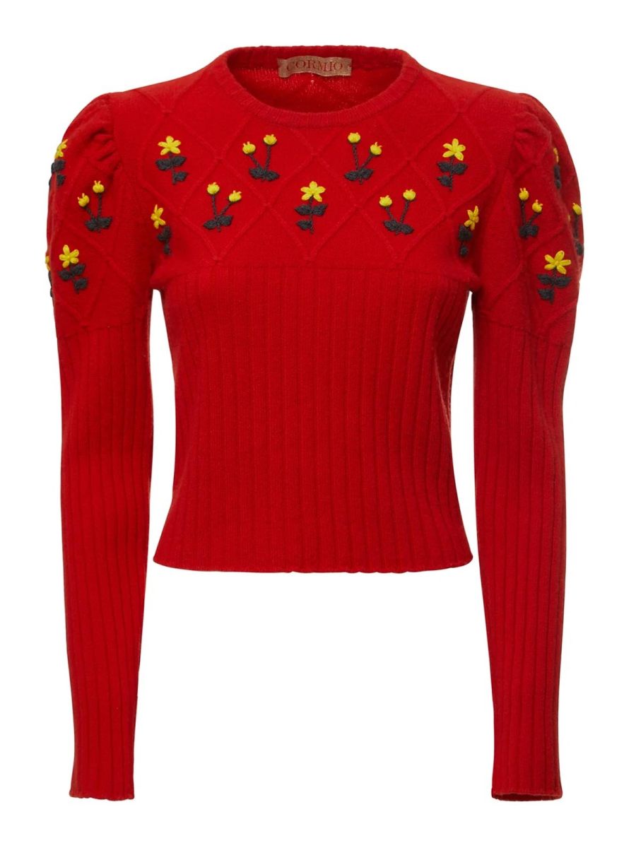 Cormio Pull Col Rond - Noir
