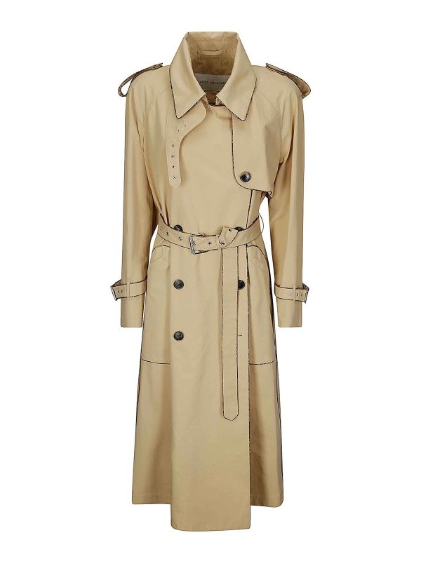 Dries Van Noten Manteau Court - Beige