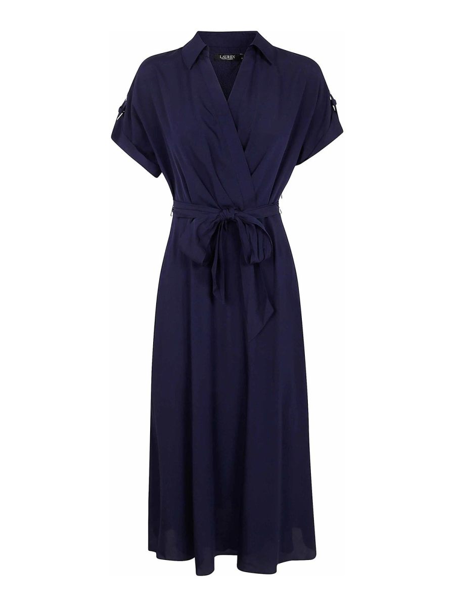 Lauren Ralph Lauren Robe Au Genou - Bleu
