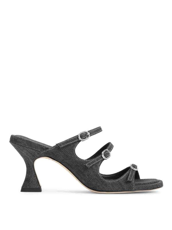 Carel Paris Mules - Bleu
