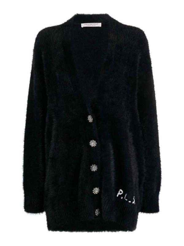 Philosophy di Lorenzo Serafini Cardigan - Noir
