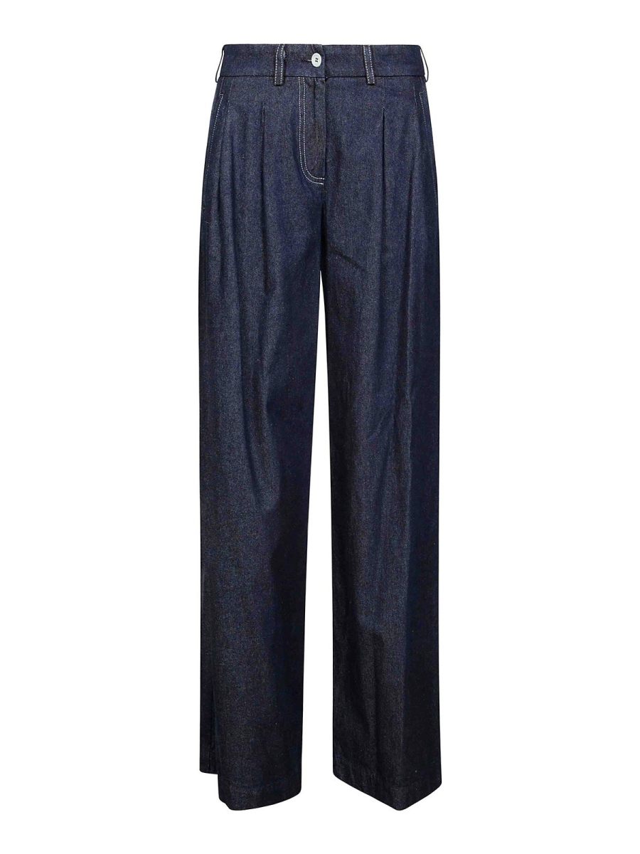 Jejia Pantalons Décontractés - Bleu