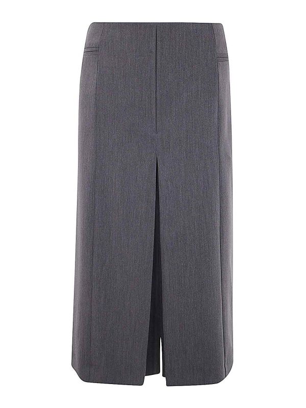 Pinko Jupe Midi - Gris