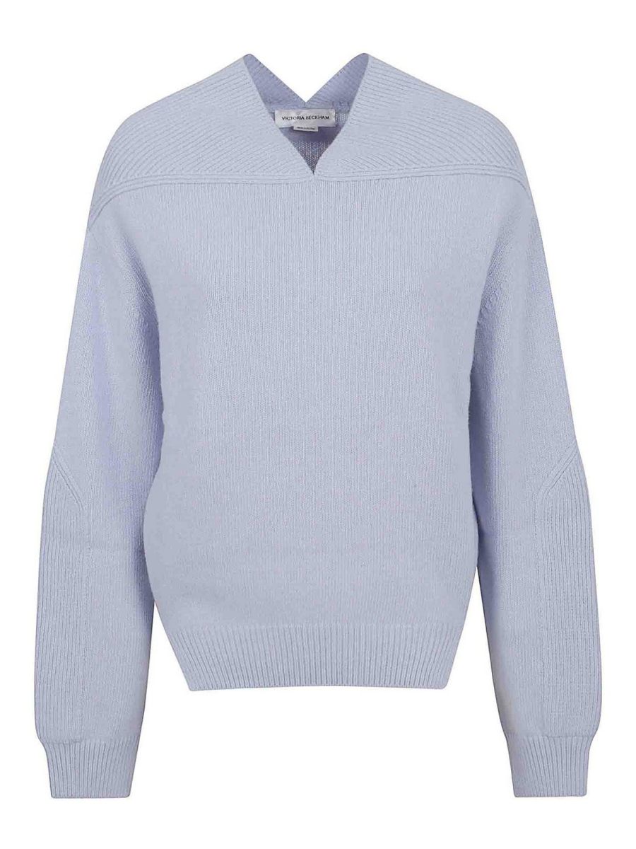 Victoria Beckham Pull À Col V - Noir