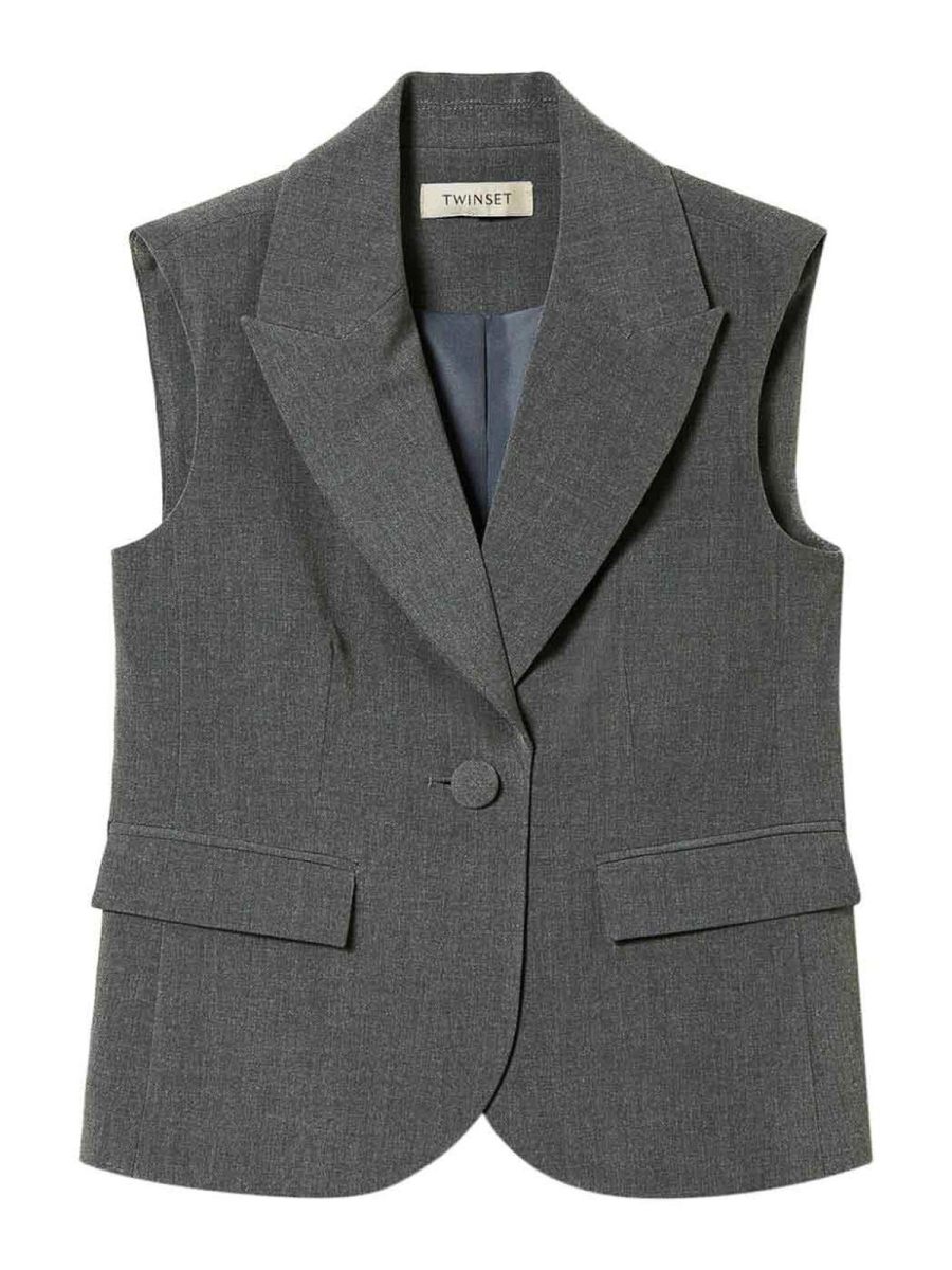 Twinset Gilet - Gris