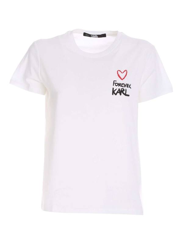 Karl Lagerfeld T-Shirt - Blanc
