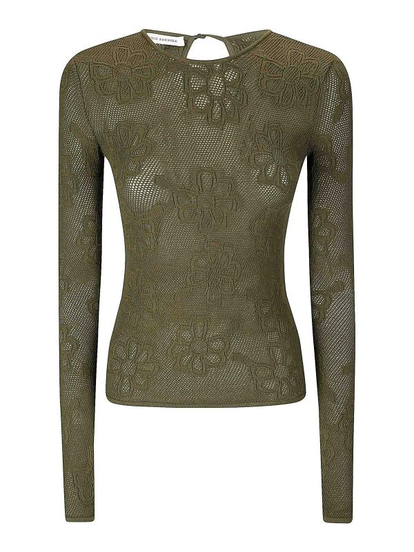 Cecilie Bahnsen Top - Vert Foncé