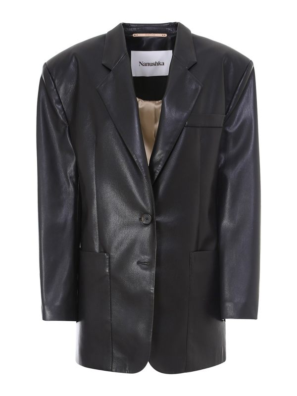 Nanushka Blouson En Cuir - Evan