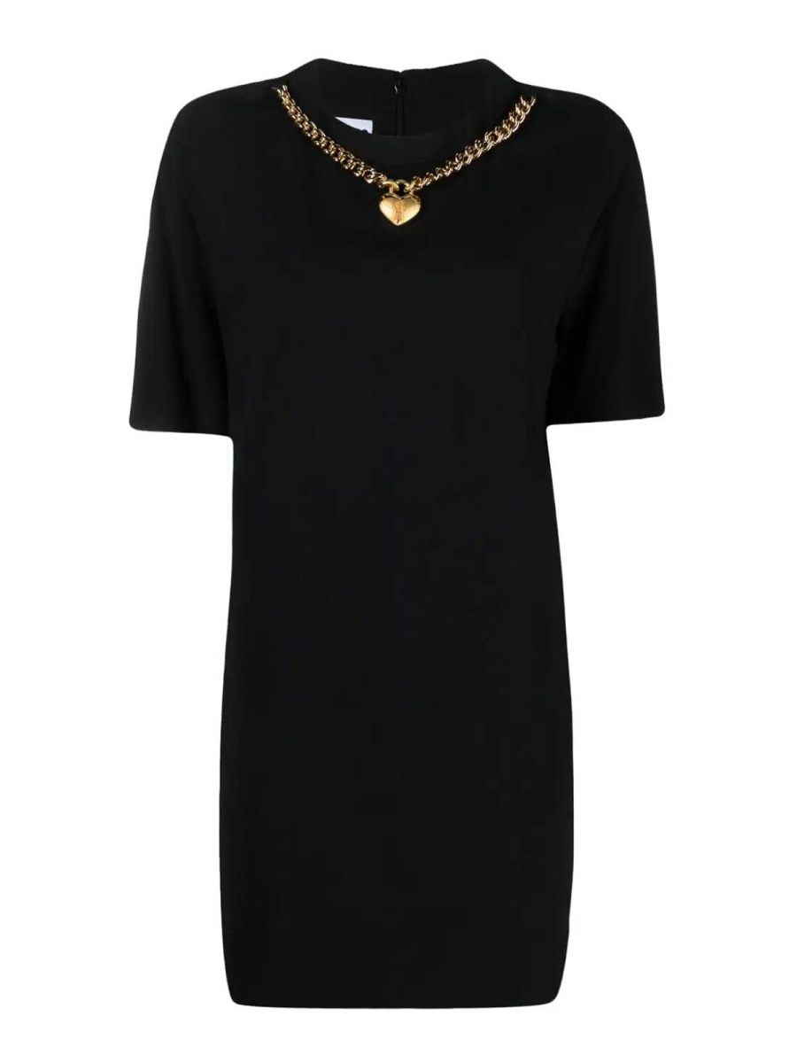 Moschino Maxi Robe - Noir