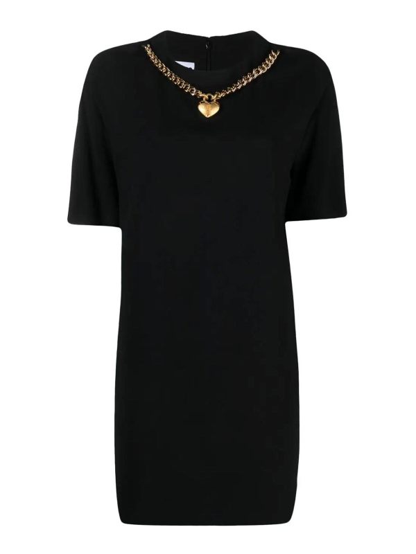 Moschino Maxi Robe - Noir