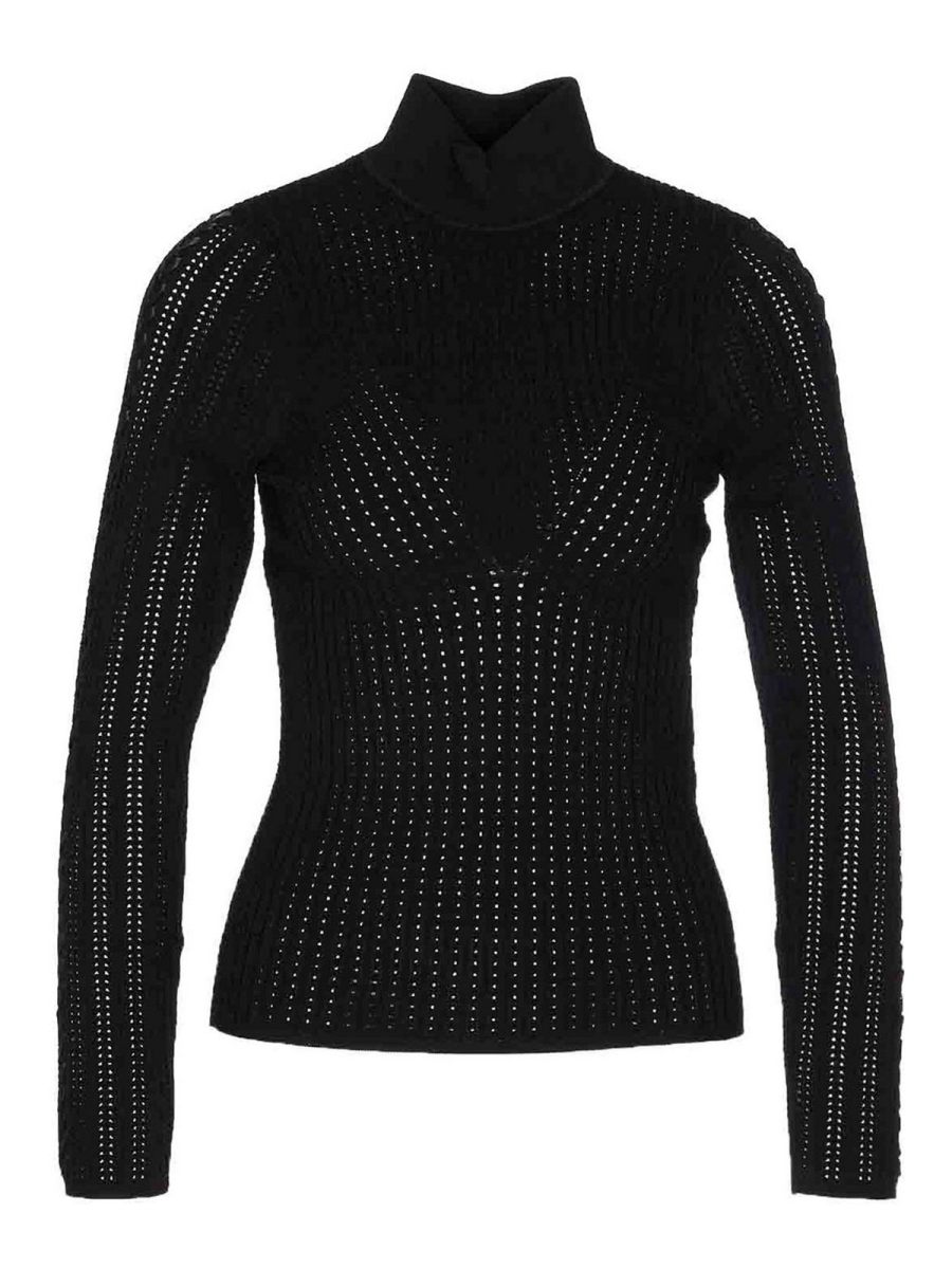 Liu Jo Pull Col Rond - Noir