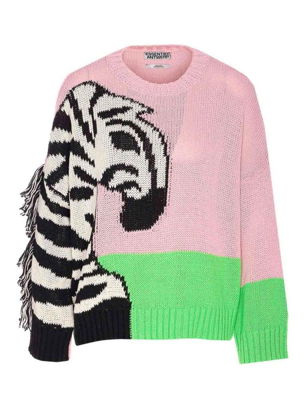 Essentiel Antwerp Pull Col Rond - Multicolore