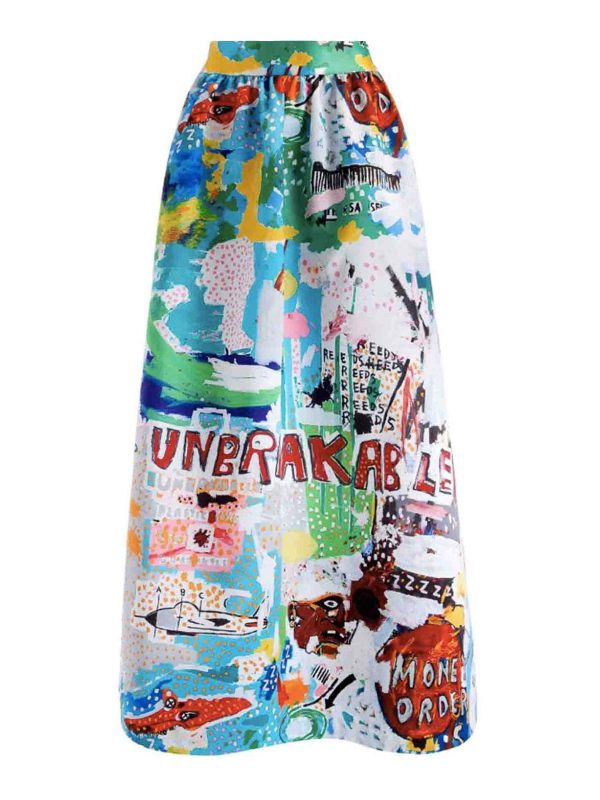 Alice+Olivia Jupe Midi - Multicolore