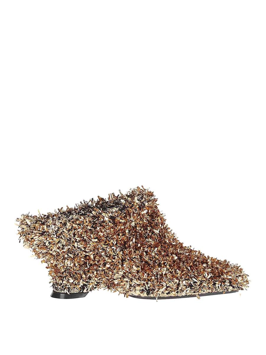 Dries Van Noten Bottines - Or