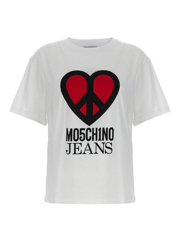 Moschino Jeans T-Shirt - Blanc