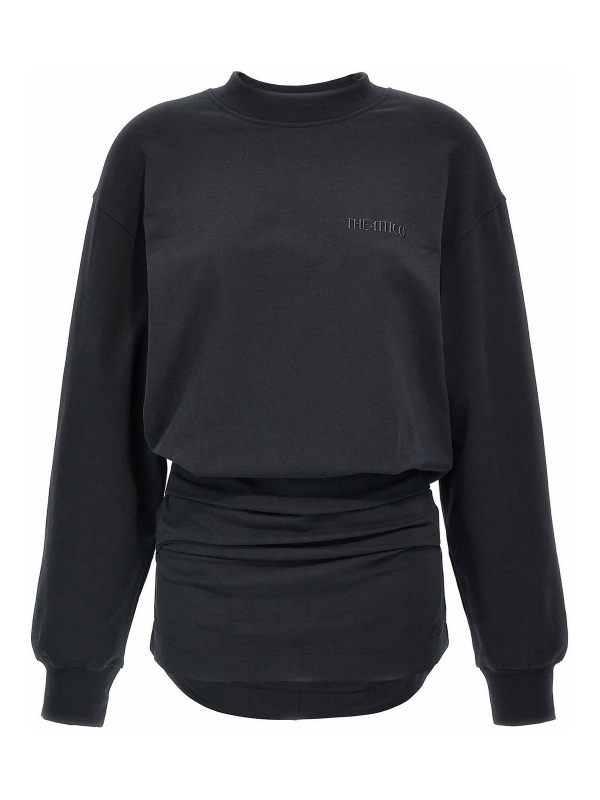 The Attico Robe Courte - Noir