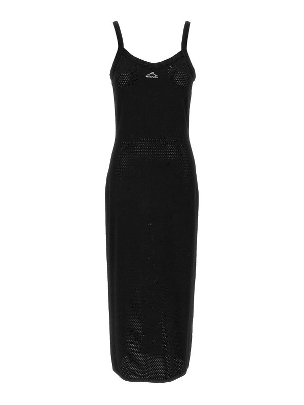 T By Alexander Wang Robe Au Genou - Noir