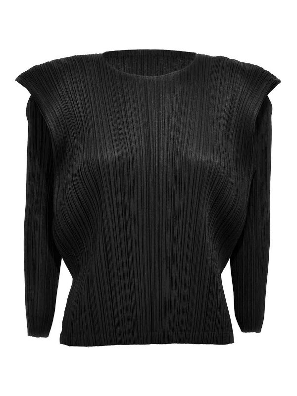 Pleats Please Issey Miyake Blouse - Noir